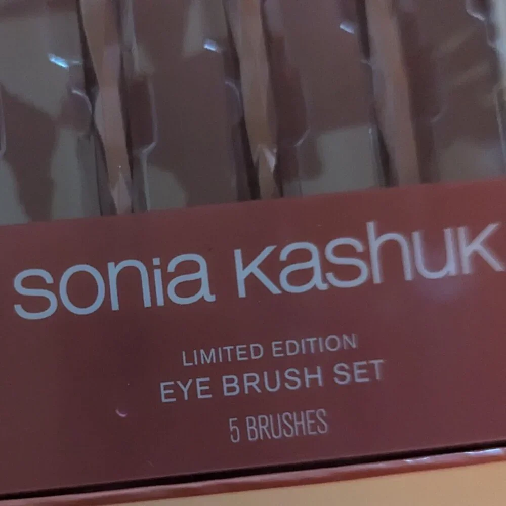 NWT 5pc Sonia Kashuk Make Up Brush Limited Edition Set Designer Brushes Box NEW